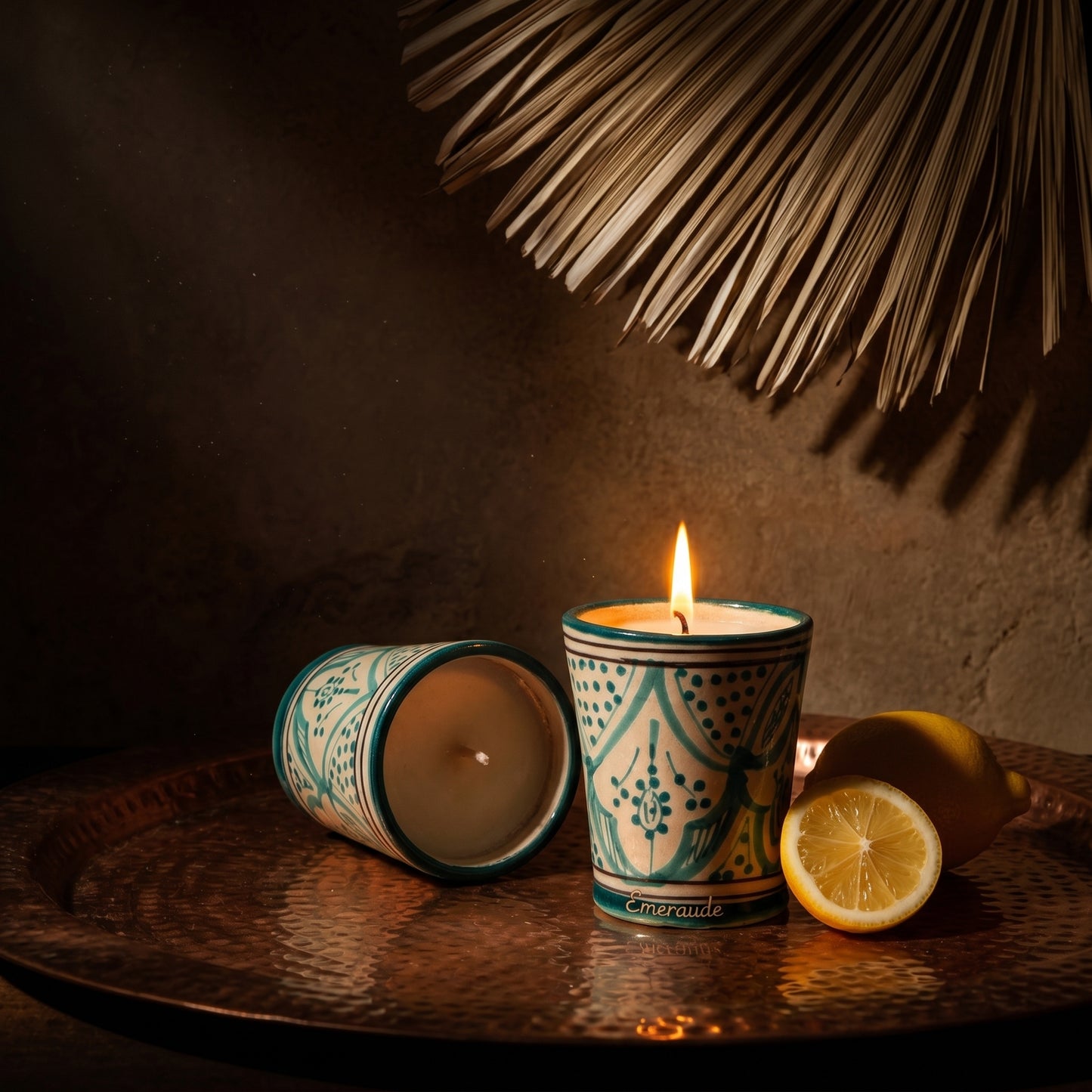 Bougie Artisanale - Emeraude
