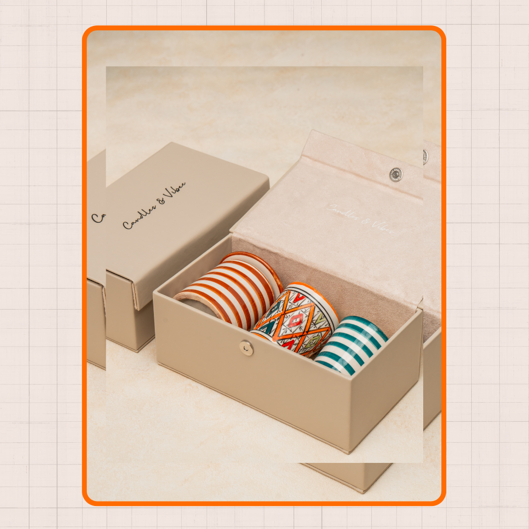 Trio Beldi de Bougies Artisanales