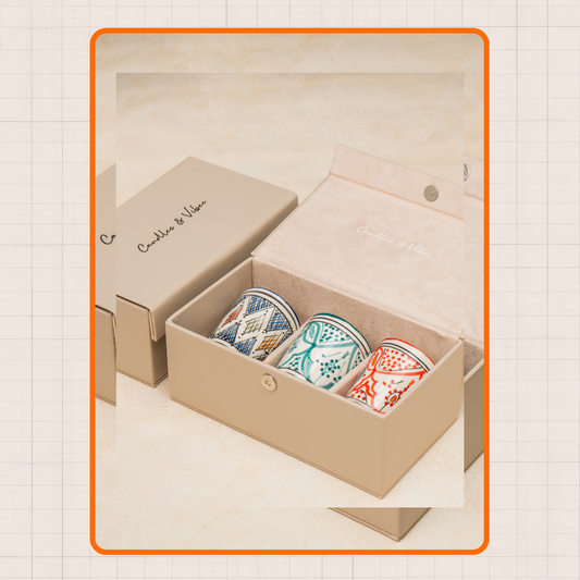 Trio Beldi de Bougies Artisanales