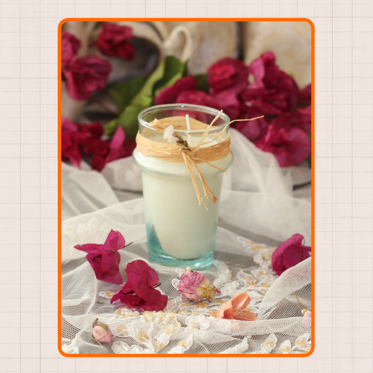 Pack Bougie Artisanale en verre - Lune