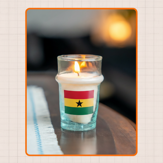 Pack 4 Bougies Lune Ghana Coupe du Monde 2026